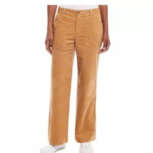 NWT Weatherproof Vintage Women's Pants Corduroy Wide-Leg Tan Size 12 $50 3C588